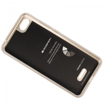 Auksinės spalvos goospery silikoninis 1.5 mm. storio dėklas  (REDMI 6A)